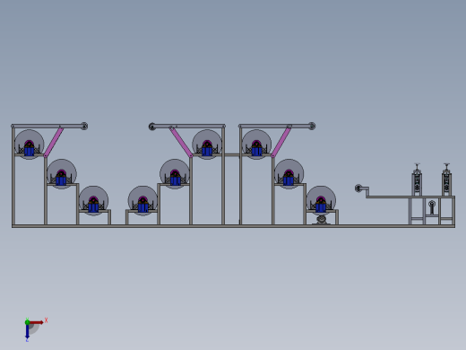 锡箔送料机俯视缩略图
