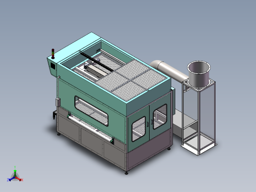 同步带滑台正等轴测缩略图