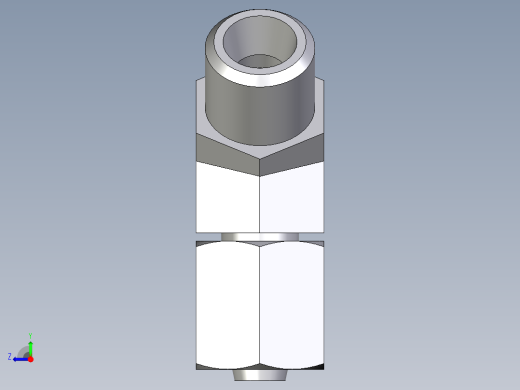 卡套式工业通用硬管接头EO_Swivel_nut_45_deg_elbow_EV06LOMDCF右视缩略图