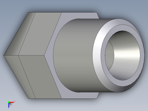 卡套式工业通用硬管接头EO_Swivel_nut_45_deg_elbow_EV06LOMDCF俯视缩略图