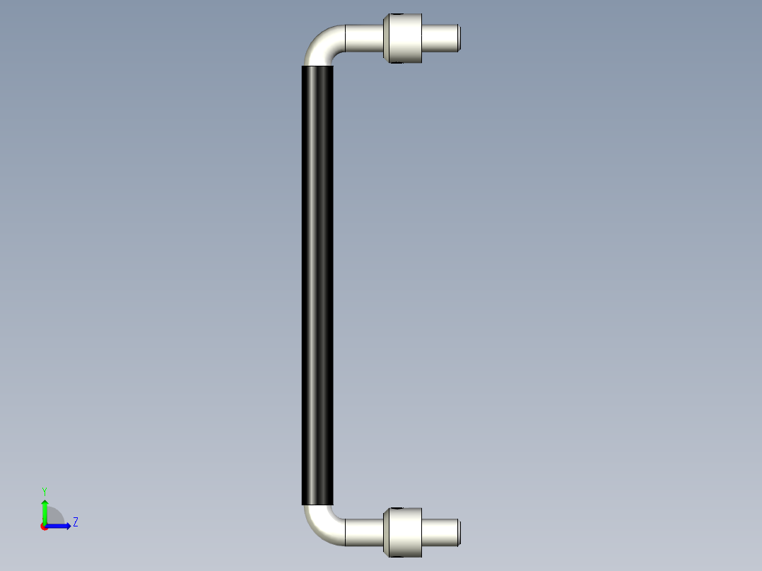 取手(鋼材)MK,EK-3D多系列多零件图纸模型左视图