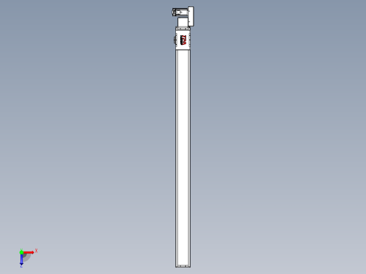 同步带全封闭直线模组TPA-HCB-110D-90-L1600-ML-C-P40-N3俯视缩略图