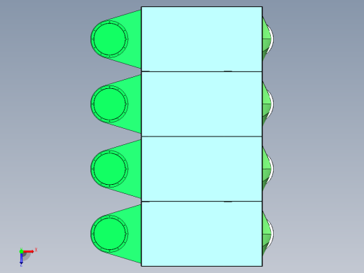 HR4-64组合式滤筒除尘器俯视缩略图
