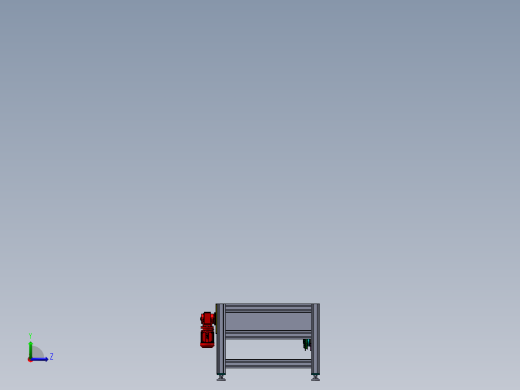 重载荷传输机sw18可编辑左视缩略图