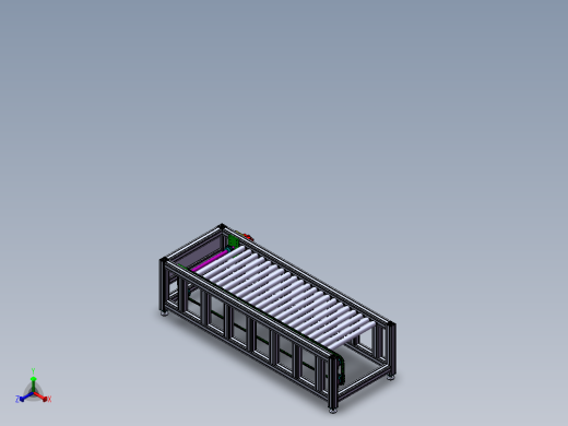 重载荷传输机sw18可编辑正等轴测缩略图