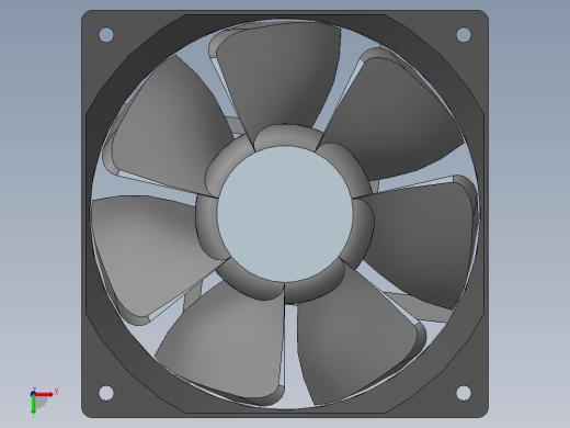扇热风扇120mm前视缩略图