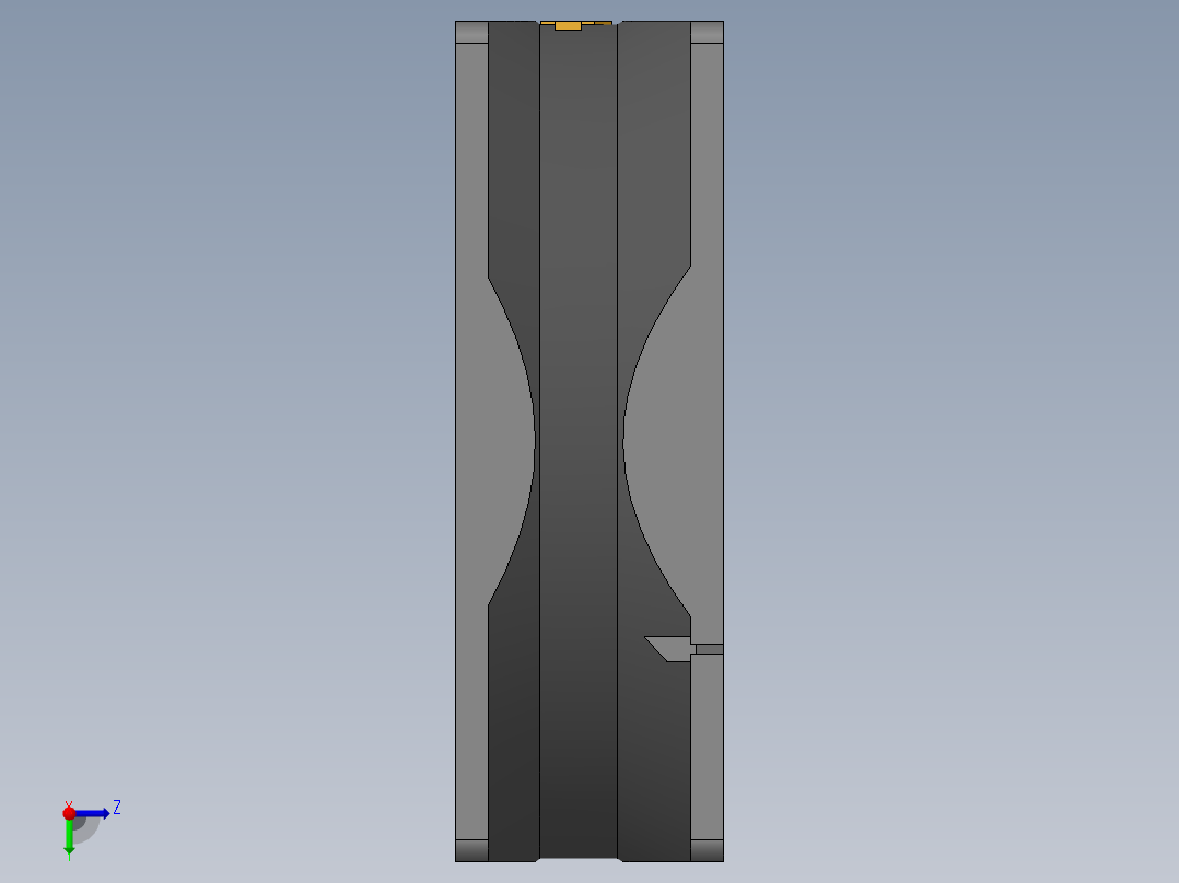 扇热风扇120mm右视图
