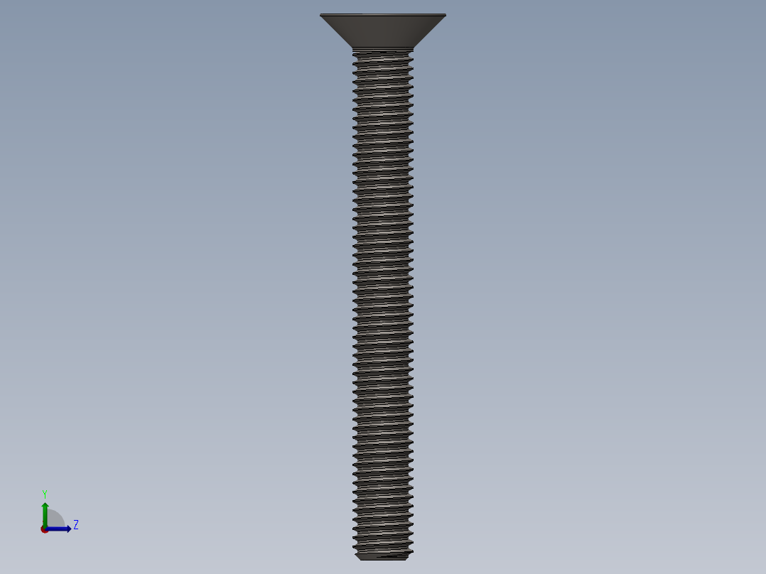 Screw_ISO_10642_M10x90_A2.SLDPRT左视图