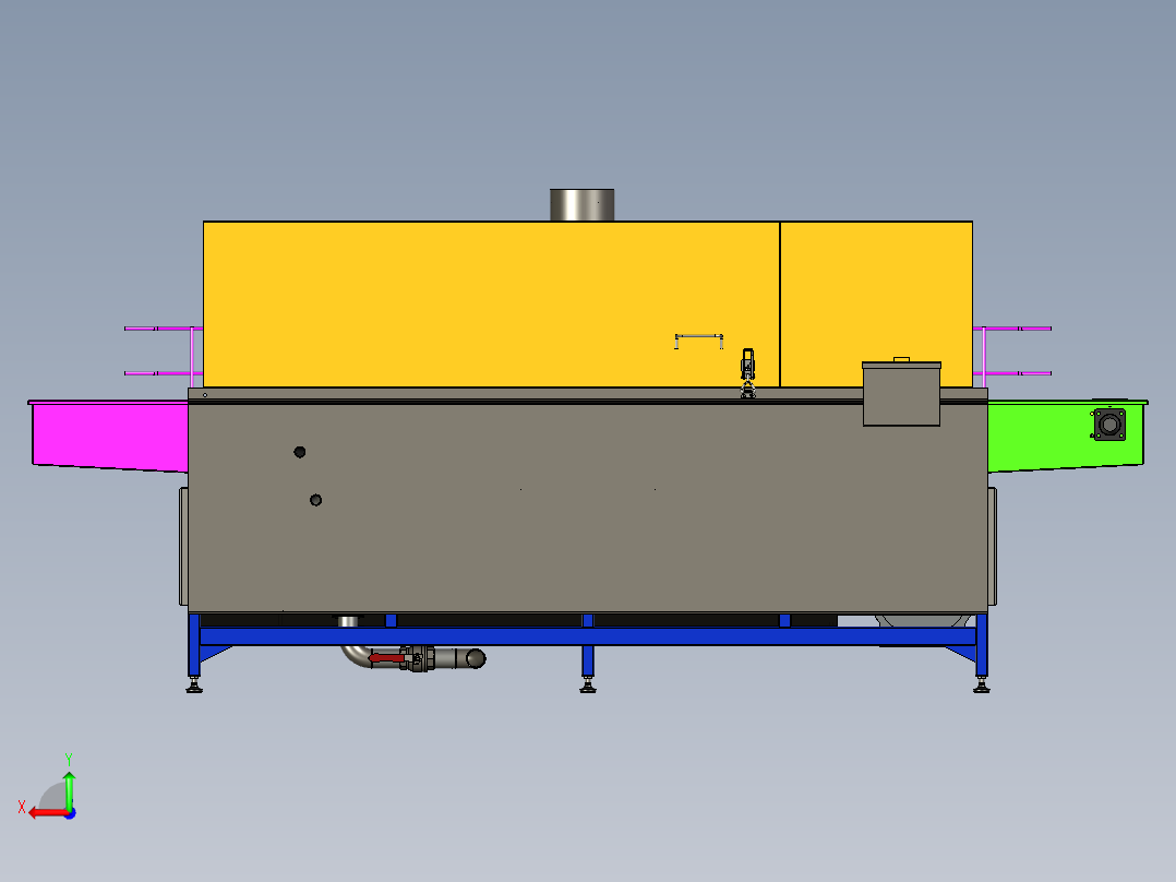 高压喷洗机设备后视图