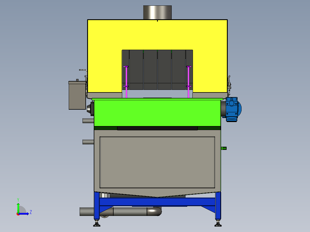 高压喷洗机设备左视图