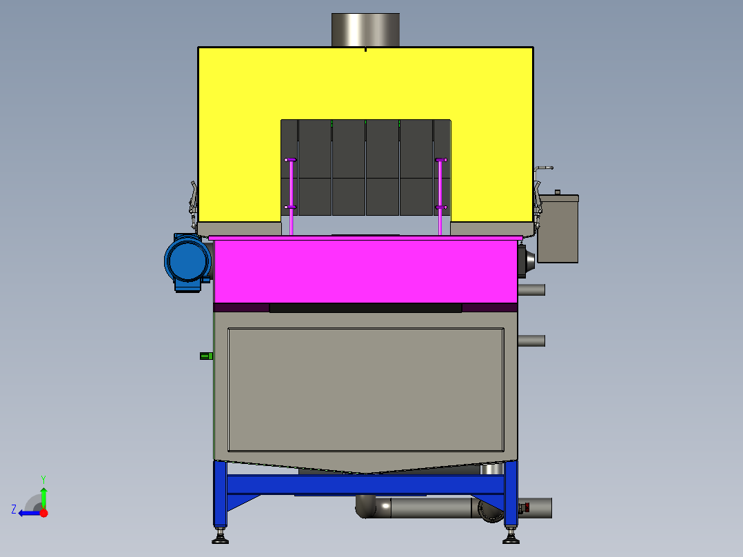 高压喷洗机设备右视图