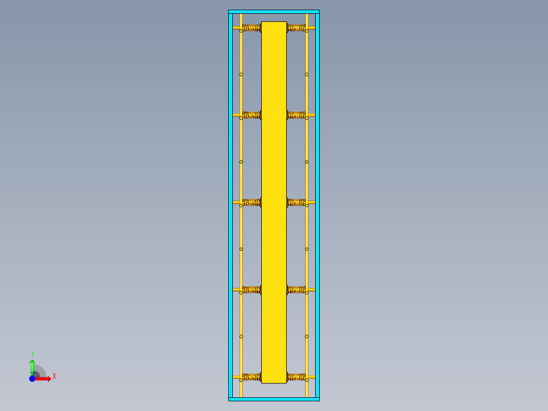 保温墙结构前视图