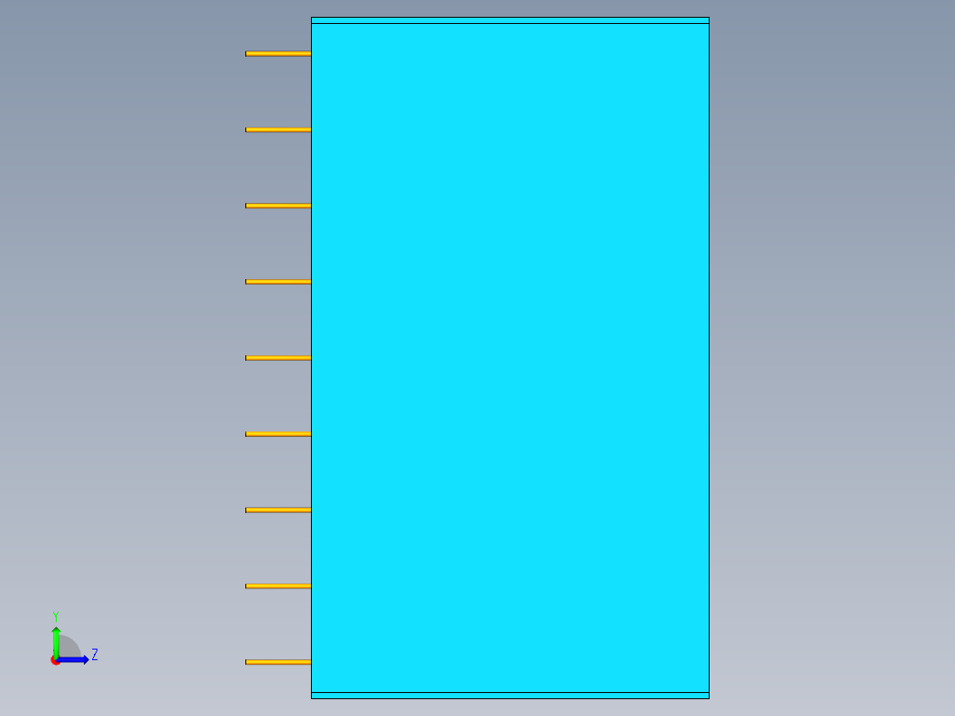 保温墙结构左视图