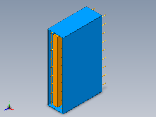 保温墙结构正等轴测缩略图
