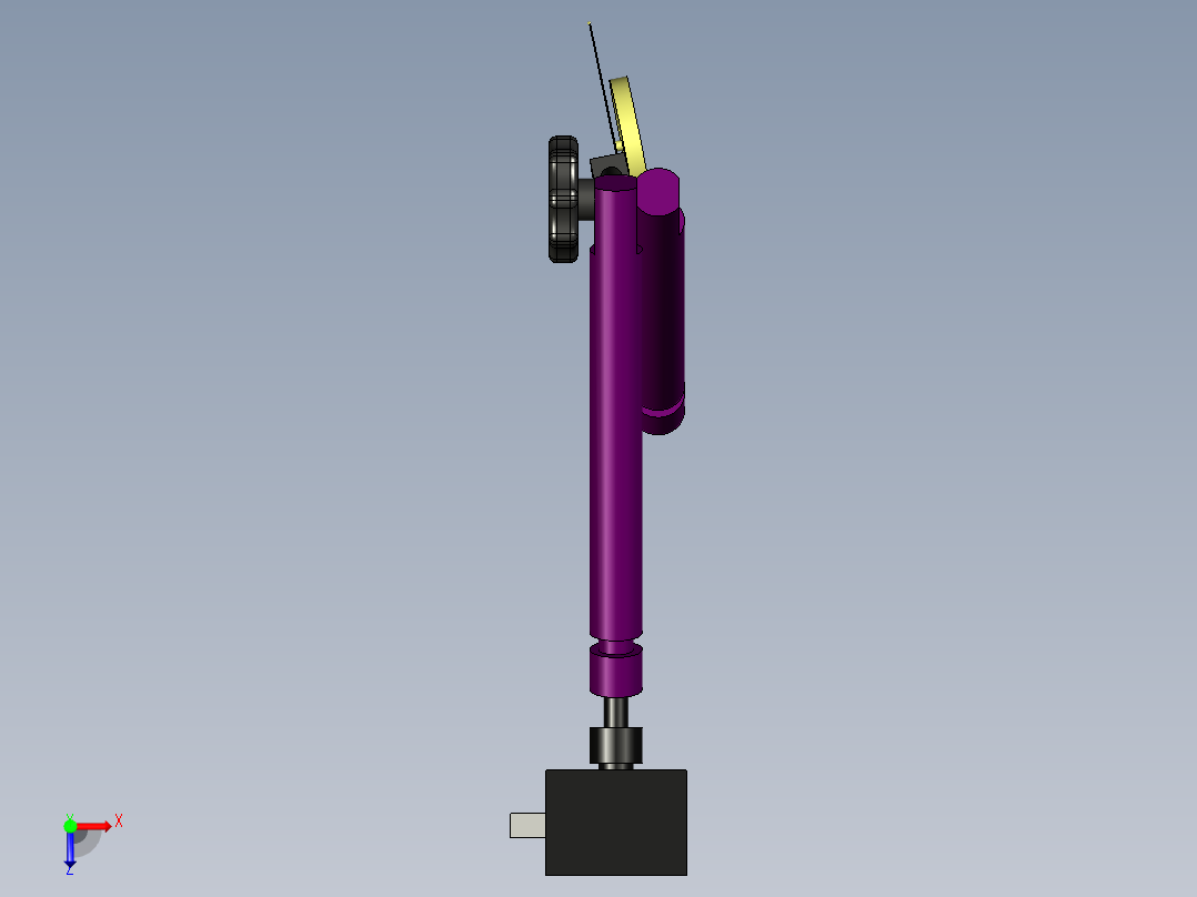 千分表，游标卡尺，GT俯视图