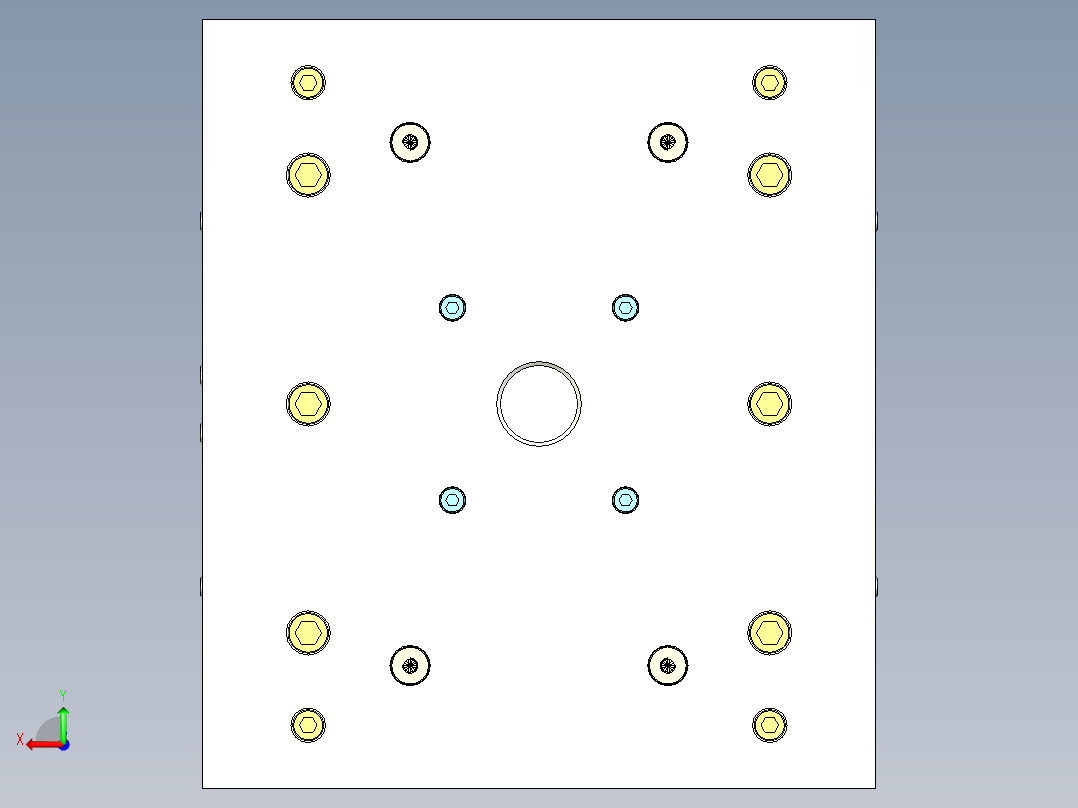 端盖注塑成型工艺及模具设计-含模流后视图