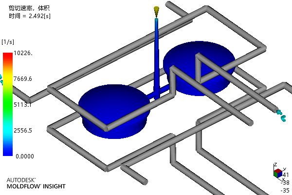端盖注塑成型工艺及模具设计-含模流