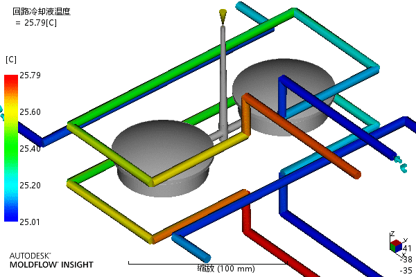 端盖注塑成型工艺及模具设计-含模流