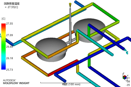 端盖注塑成型工艺及模具设计-含模流缩略图