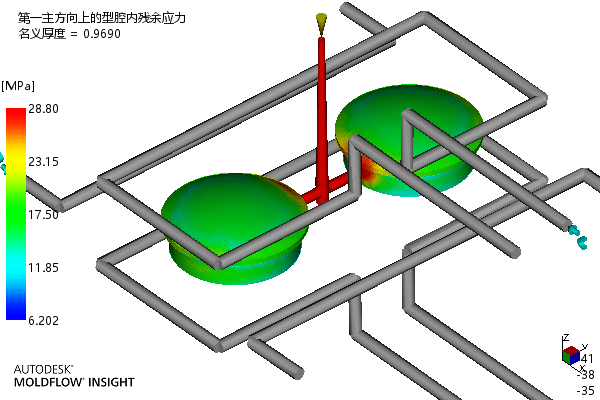 端盖注塑成型工艺及模具设计-含模流