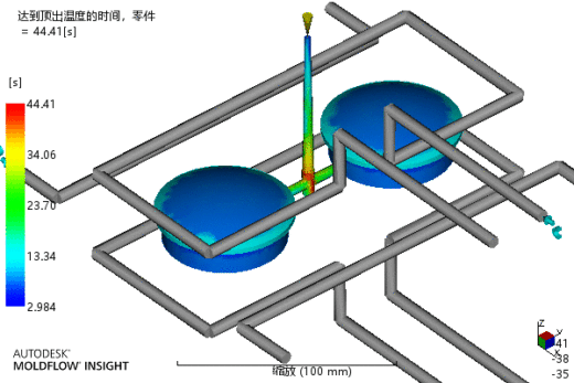 端盖注塑成型工艺及模具设计-含模流缩略图