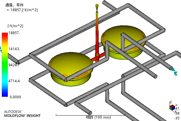 端盖注塑成型工艺及模具设计-含模流