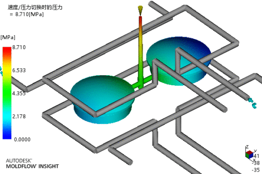 端盖注塑成型工艺及模具设计-含模流缩略图