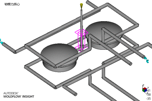 端盖注塑成型工艺及模具设计-含模流缩略图