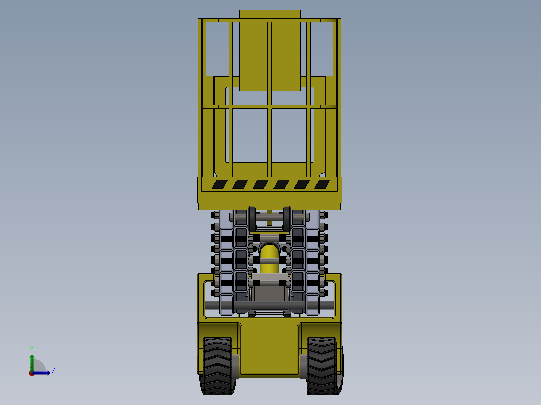 剪叉式升降机 、升降机(35)左视图