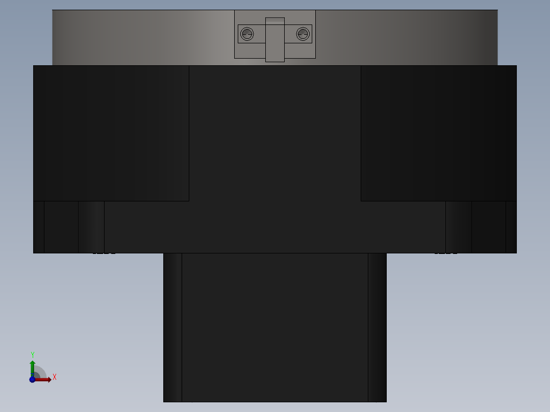 MD130-10-SV中空旋转台前视图