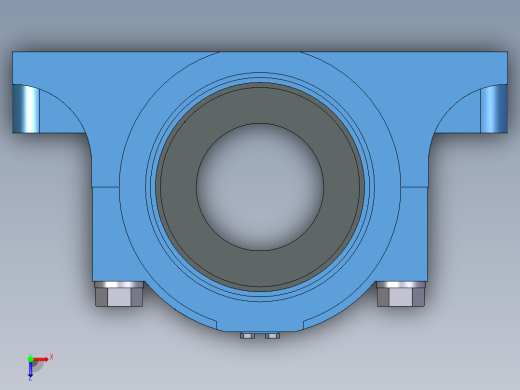 轴承支架品牌TIMKEN 90mm俯视缩略图