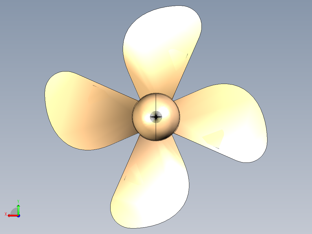 D2600推进器后视图
