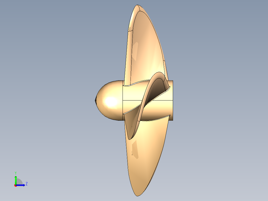 D2600推进器左视图