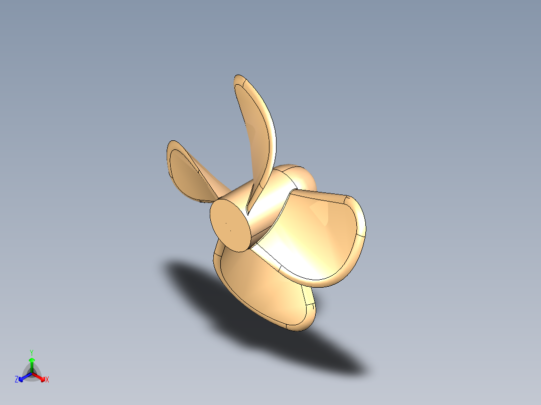 D2600推进器正等轴测图