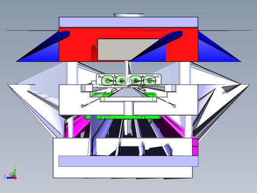 注塑模具右视缩略图