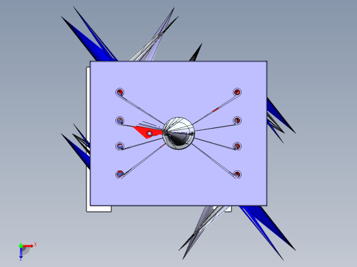 注塑模具俯视缩略图