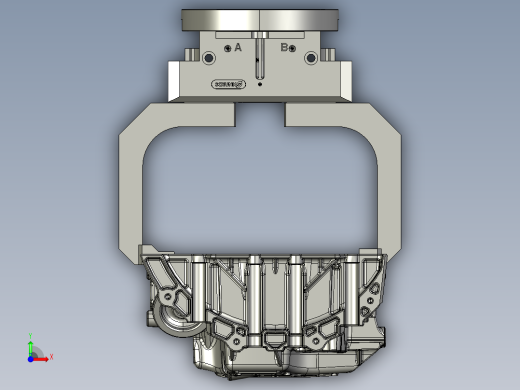 铝合金壳体抓手前视缩略图