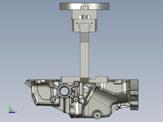 铝合金壳体抓手左视缩略图