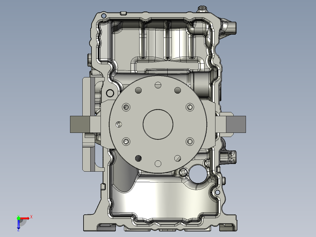铝合金壳体抓手俯视图