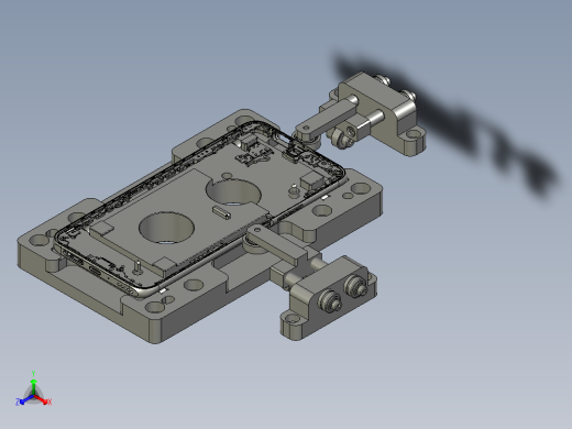 NB2001弹片焊接治具正面-装配体