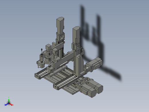 点胶平台后正等轴测缩略图