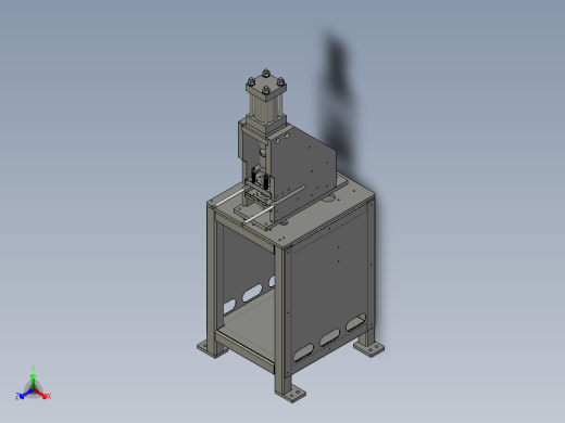 铝模板单排冲孔机