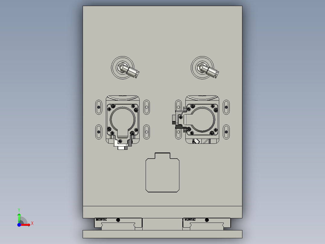 V2-旋转扫码组装前视图