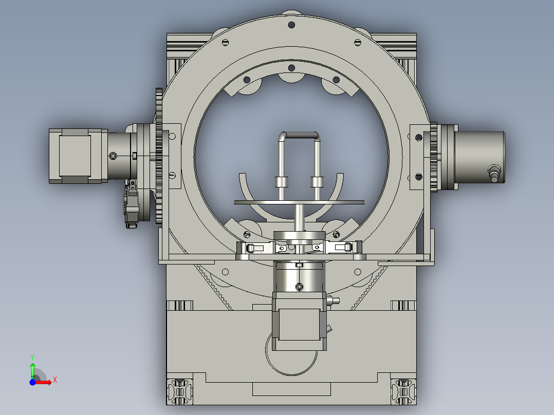 手臂锻炼装置和系统前视图
