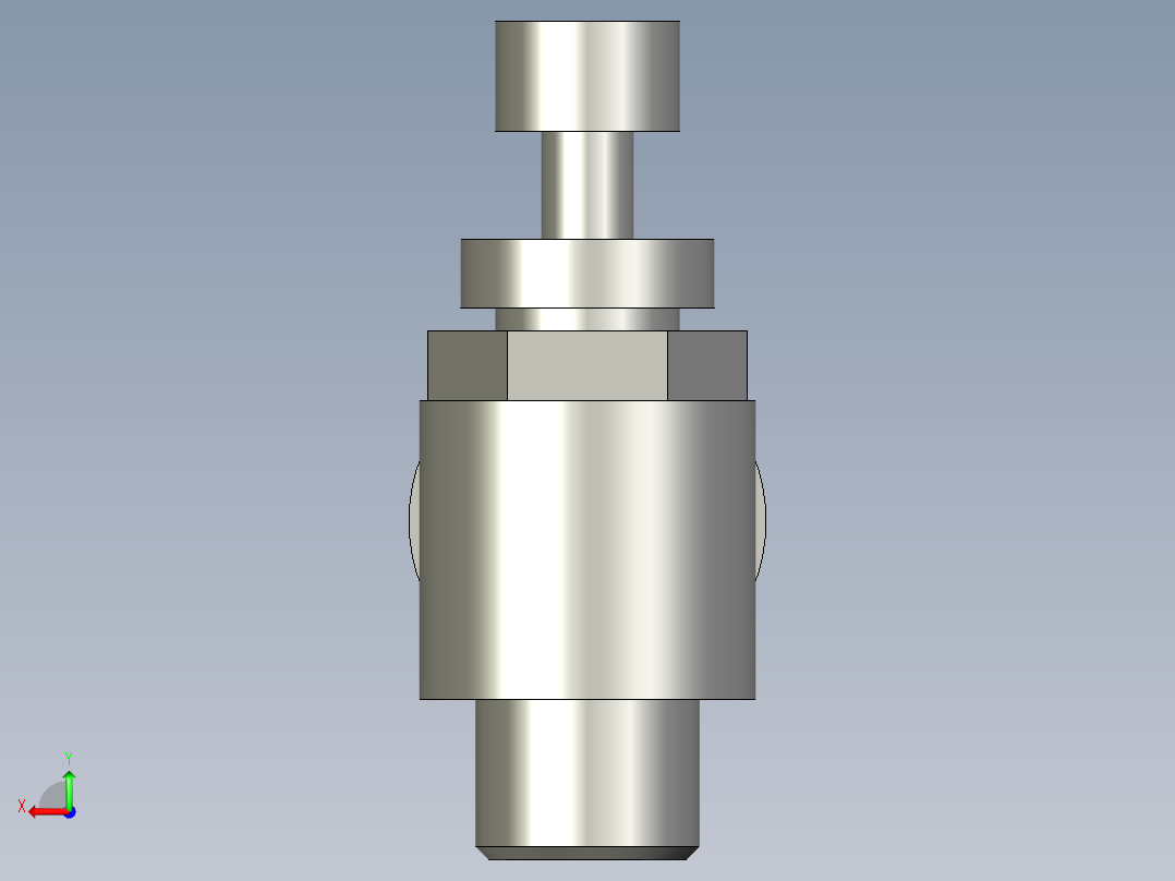 AS2201F-01-06S(限出型)调节接头后视图