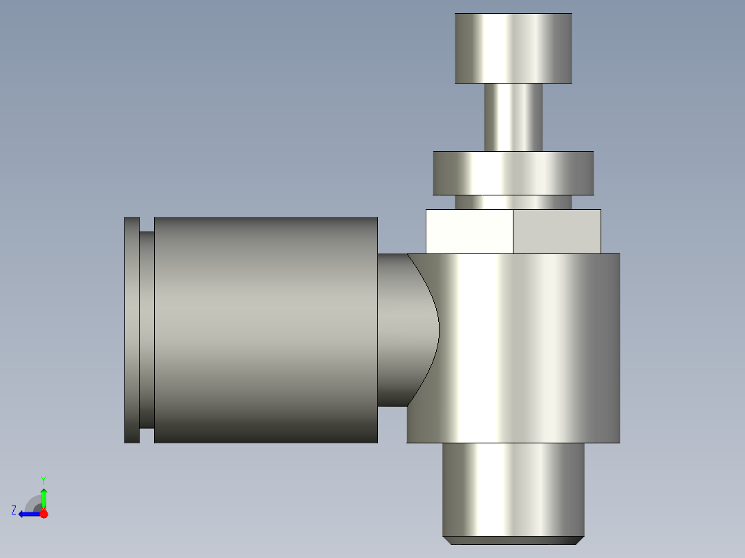 AS2201F-01-06S(限出型)调节接头右视图