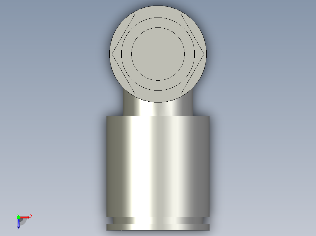 AS2201F-01-06S(限出型)调节接头俯视图