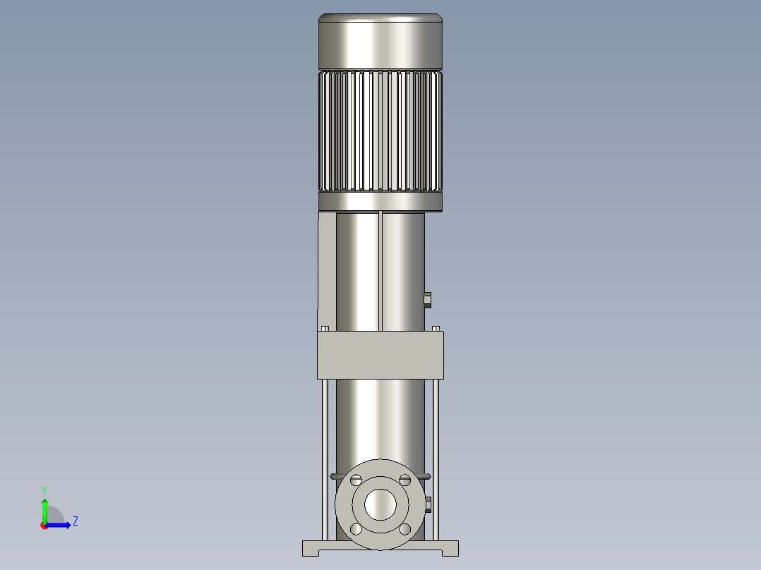 南方水泵-CDL8-8左视图