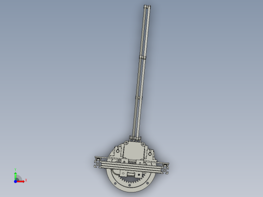 晾衣架智能伸缩升降室内阳台前视缩略图