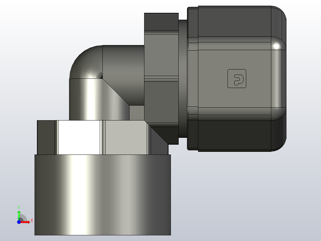 母弯头P8FE8前视图
